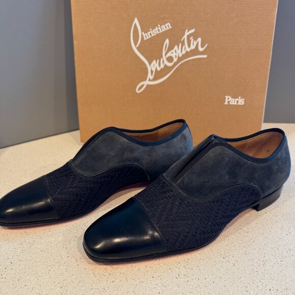 40.5 Blue/Black Christian Louboutin Alpha Male main image 6